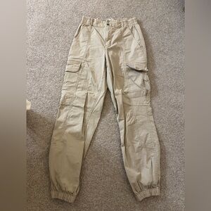 Garage size small khaki going out pants